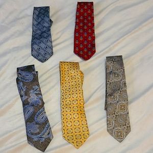 5 Jos. A Bank ties (like new condition)